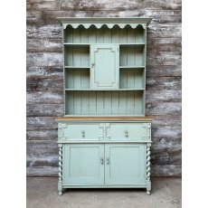 Fabulous Vintage Painted Oak Small Dresser