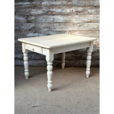 Painted Solid Pine Mid Size Dining Table