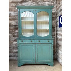 Fabulous Vintage Rustic Painted Pine Glazed Dresser