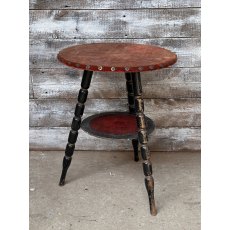 Antique Victorian Painted Wood "Gypsy" Table