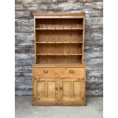 Fabulous Antique English Farmhouse Waxed Pine Dresser