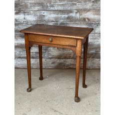 Antique English Oak Side Table c1800
