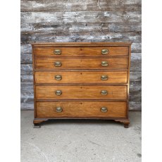 Fine & Large Edwardian Inlaid Mahogany Secretaire Chest of Drawers