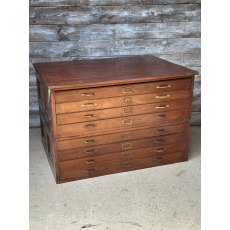 Fabulous Vintage Large Mahogany Plans Chest