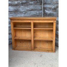 Antique Circa 1900 Waxed Pine Freestanding Bookcase