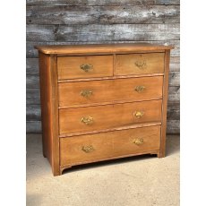 Lovely Vintage Waxed Pine Chest Of Drawers