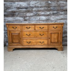 Lovely Vintage Continental Waxed Pine Sideboard