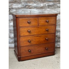 Antique English Mahogany Chest Of Drawers