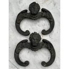 Antique 19th Century Bronze Embellishments "Putti" Form