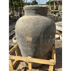 Huge Antique Rustic Clay Pot