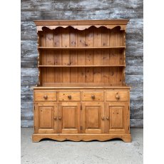 Vintage Solid Waxed Pine Farmhouse Style Dresser