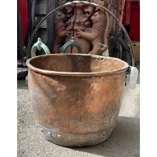 Stunning Large Victorian Riveted Copper Pot