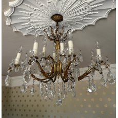 Beautiful Antique Early 20th Century Large Chandelier