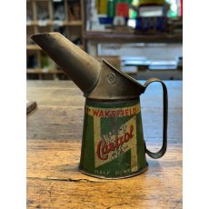 Vintage Wakefield Castrol 1/2 Pint Oil Jug 1937 Vintage Wakefield Castrol 1/2 Pint Oil Jug 1937