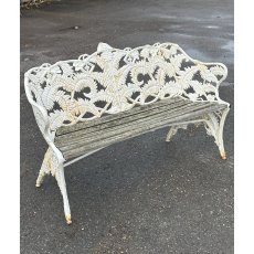 Vintage Cast Iron "Fern" Garden Bench