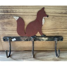 Metal Fox Coat Hook