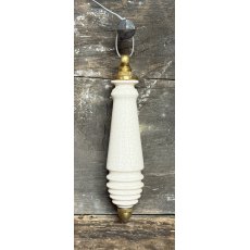 Cream Ceramic Light Pull (Brass) Cream Ceramic Light Pull (Brass)