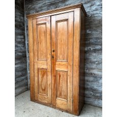 Stunning Antique Victorian English Pine Large Wardrobe