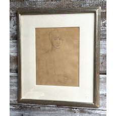 Christopher Wood (1901-1930) Portrait Drawing c1920