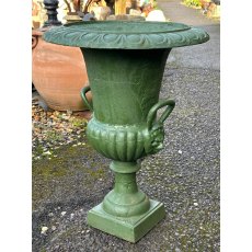 Painted Cast iron Georgian Style Urn