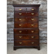 Beautiful George III Mahogany Chest On Stand Beautiful George III Mahogany Chest On Stand