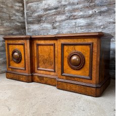 Vast Antique Lambs Of Manchester Walnut Sideboard