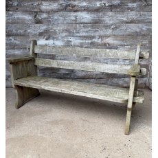 Reclaimed Weathered Oak Garden Bench