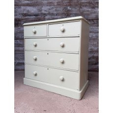 Vintage Upcycled Painted Chest Of Drawers