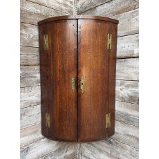 Antique George III Mahogany Hanging Corner Cupboard