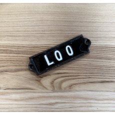 Metal Loo Sign Metal Loo Sign