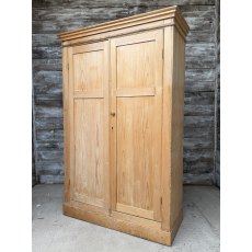 Antique Victorian Stripped Pine Wardrobe Antique Victorian Stripped Pine Wardrobe