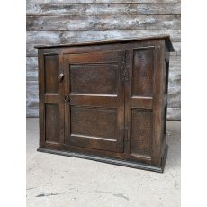 Circa 1700 English Oak Food Store Cupboard Circa 1700 English Oak Food Store Cupboard