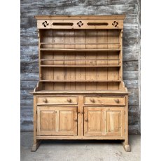 An Antique English Pine Farmhouse Dresser An Antique English Pine Farmhouse Dresser