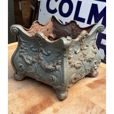Vintage French Cast Iron Planter