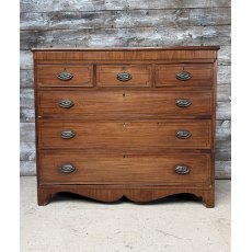 19thC Mahogany Chest of Drawers With Inlay 19thC Mahogany Chest of Drawers With Inlay