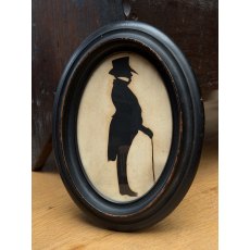 Antique c1850 Cut Silhouette Of A Gentleman Antique c1850 Cut Silhouette Of A Gentleman