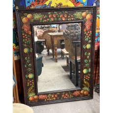 A Vintage Hand Painted Large Mirror