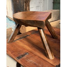 A Wonderful Primitive 19thC Milking Stool