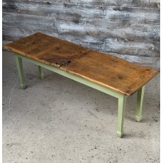 A Vintage Rustic Elm Low Table