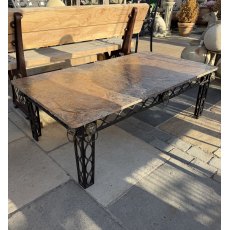 A Large Vintage Marble Coffee Table