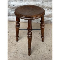 Antique 19th Century English Elm Stool
