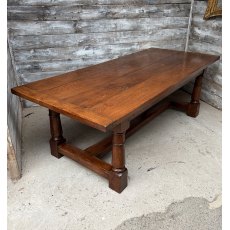 A 17th Century Style Oak Refectory Dining Table (2.3m x 1m) A 17th Century Style Oak Refectory Dining Table (2.3m x 1m)