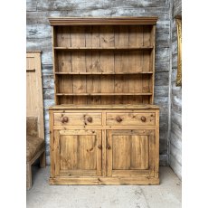 A Victorian Pine Farmhouse Dresser A Victorian Pine Farmhouse Dresser