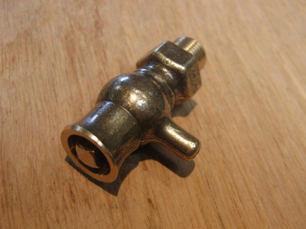 Wells Reclamation Brass Bleed Valve