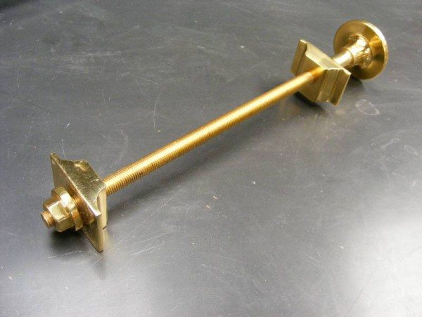 Wells Reclamation Brass Radiator Bracket (stay)