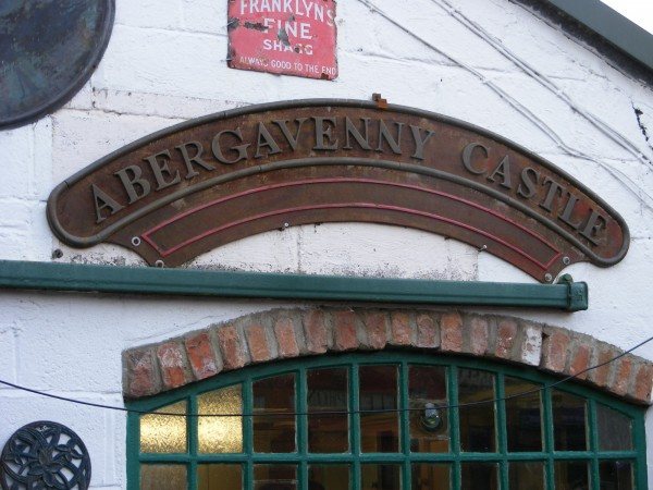 Wells Reclamation Railway Engine Name Plate (Abergavenny Castle)