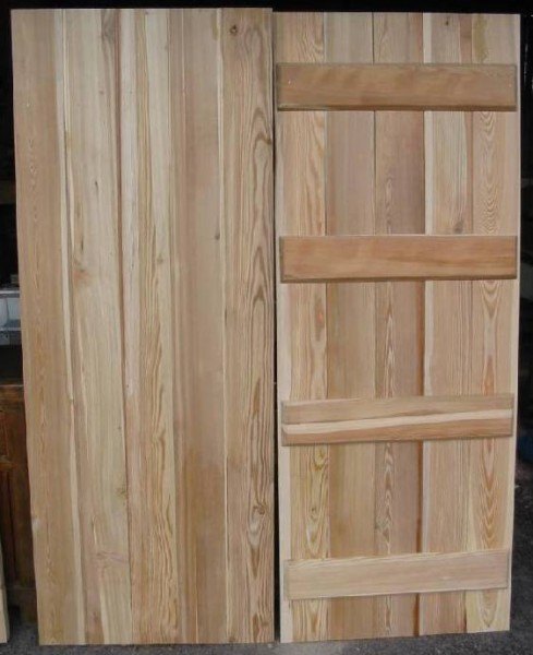 Wells Reclamation Plank Door (Pine)