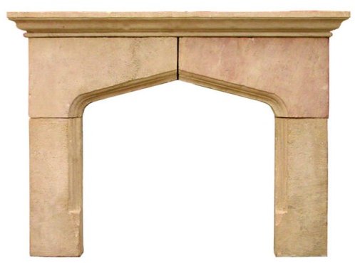 Wells Reclamation Stone Fireplace (Tudor)