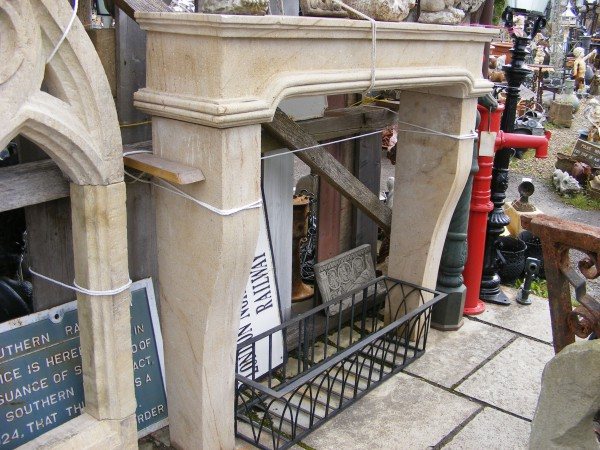 Stone fireplace - Wells Reclamation