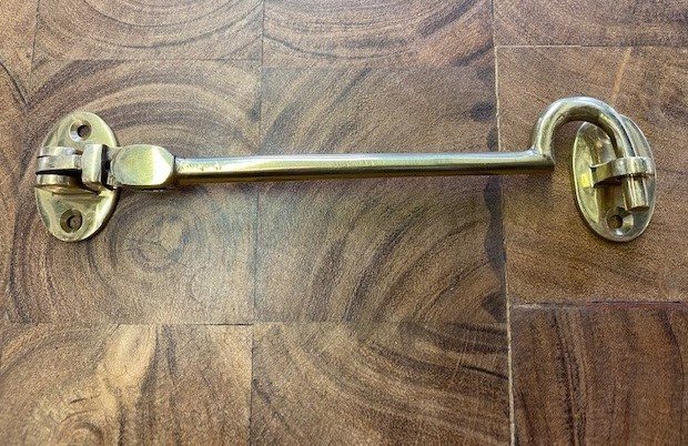 Wells Reclamation Brass Cabin Hook